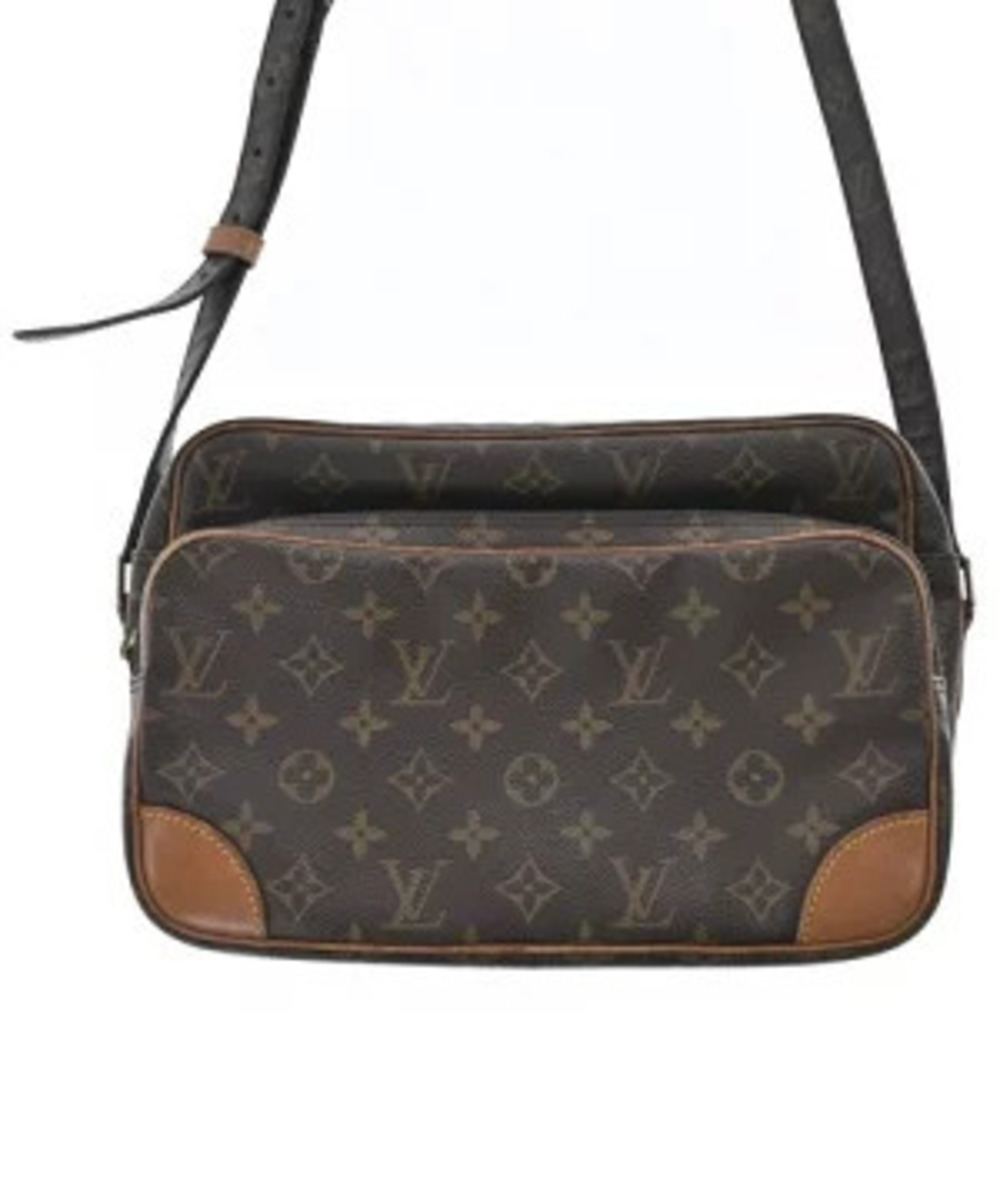 LOUIS VUITTON Shoulder Bag Brown All over pattern
